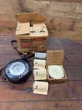 NOS Lathem Watchman's Clock Outfit Original Box Stations 2-5 Paper Dials picture