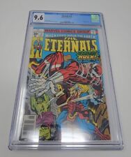 ETERNALS 14  CGC 9.6 1st APP COSMIC Powered HULK 1977 Jack KIRBY White Pages WP picture