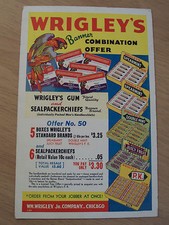 VTG 1950's ADVERTISING Card~