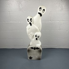 Vintage 1995 Union Products Ghost And Tombstone Blow Mold Halloween 41