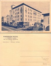 San Luis Obispo, CA Mission Trails Highway Postcard Unused (35627) picture