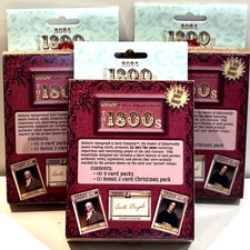 2024 Historic Autographs The 1800's Trading Cards Factory Sealed Box Lot of 3 picture