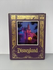 Disneyland The First Thirty Years Purple & Gold Hardcover Book Disney - Vintage picture