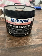 Vintage Mopar Top Fuel Racing Oil 3 Gallon Can picture