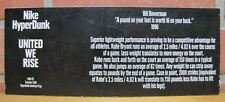 NIKE HYPERDUNK SNEAKER STORE DISPLAY AD SIGN KOBE BRYANT UNITED WE RISE 2008 picture