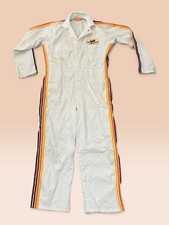 Rare Vintage Charles Chips Promotional Jumpsuits Work Uniform Advertising White picture