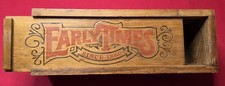 Vintage Early Times Wood Whiskey Box Case  since 1860 picture
