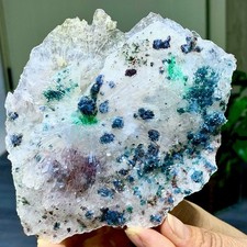 120G Natural Vision Amethyst quartz cluster crystal druzy mineral specimen picture
