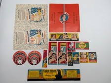 Authentic African American Beauty Product Valmor Label Lot 1930/40's picture