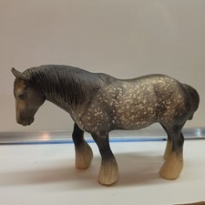 Breyer Model Horse #95 Shire Dapple Grey Mare Marked HESS 71 Vintage  picture