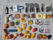 ot09.~  VTG 90s ACME Mini Appliance Fridge Magnet Rare Huge Lot picture