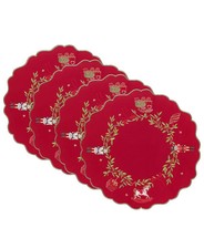 Villeroy & Boch TOY'S DELIGHT Embroidered Round Placemats s/4 picture