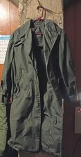 Vintage 1967 US Army Raincoat Quarpel 274 Vietnam Era Trench Coat Green 36R 1967 picture