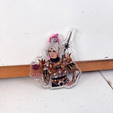 Baldur's Gate 3 Shadowheart Pendant Acrylic Keychain Doublesided | Selunite & DJ picture