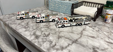 Lot of 5 Firefighting & Rescue Collectible Model Fire Trucks & Ladder Trucks picture