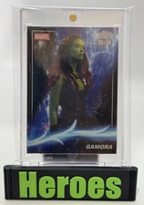 2025 Topps Chrome Marvel Studios #48, Gamora, Black Refractor 8/10 picture