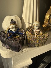 Set Of 2 VTG Clown Boxes picture