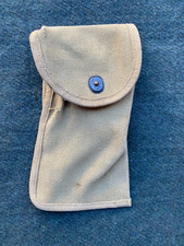 Original WW1 US Army Pedersen Device Springfield Rifle Bolt Khaki Pouch - 1919 picture