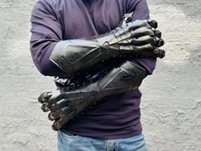 Nazgul Steel Gauntlets Fantasy Armor For Cosplay & Perfect Christmas Gift picture