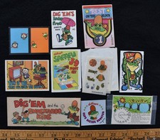 ~ 1970s - 1980s Kelloggs Sugar Smacks - 10 Vintage Cereal Prizes - Dig'em Frog ~ picture