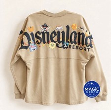2026 Disneyland Resort Attractions Beige Spirit Jersey Pullover Hoodie All Sizes picture