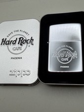 Hard Rock Cafe Phoenix Save The Planet 1999 HP Chrome Zippo Lighter New B82 picture