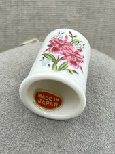 THIMBLE VINTAGE BONE CHINA ENGLAND BLUE WINDMILL picture
