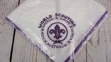 Vintage Boy Scout Neckerchief World Scouting Australia Europe New Old Stock picture
