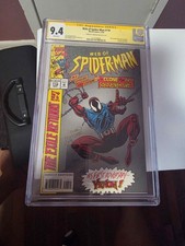 Web of Spider-Man #118 CGC SS 9.4 Signed Steven Butler 1st Scarlet Spider picture