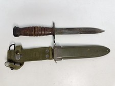 Rare Original WWII Utica US-M4 M1 Carbine Bayonet w/ US M8 Scabbard by BMCo picture