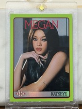 2026 ESCO Wild Katseye Trading Cards Megan Green Foil Refractor /75 SP Hybe #41 picture