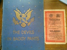 The Devils in Baggy Pants 504th PIR Original w/ German Surrender Safe Conduct picture