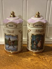 Lenox Disney Spice Jars Bambi and Jungle Book NOS No Box Never Used 1995 picture