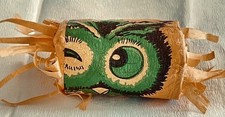Rare Antique Halloween Crepe Paper Party Favor handmade with prizes no candy NOS picture
