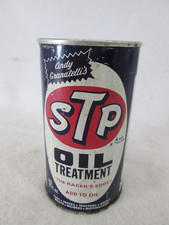 Vintage 1972 Andy Granatelli's STP Oil Treatment NOS full metal 15 oz can picture