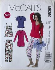 McCalls 6250 EASY Womens Plus Nightgown Pajamas Sewing Pattern Sz 18W-24W picture