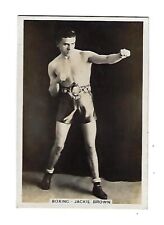 Early 1900's Cigarettes Trade Card Sporting Events & Stars, Boxing Jackie Brown picture