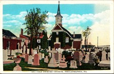 1910s Old Swedes Church Philadelphia PA Postcard P. Sander Unused picture