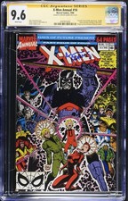 X-Men Annual #14 CGC SS 9.6 Signed Art Adams 1st APP Gambit 1990 picture