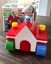 Vintage 1978 Snoopy Take-A-Part Dog House Gabriel Peanuts Complete Box 51705 picture