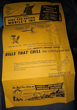 1958 King Kar Sutton Auto Auction Flyers Lot 2 Ohio Vintage Car Price Lists picture