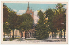 Potsdam New York NY Trinity Episcopal Church Postcard c1920s picture