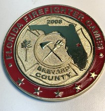 2008 Brevard County Florida Firefighter Games Challenge Coin picture