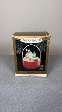 Hallmark 1995 Keepsake Ornament Jumping For Joy Magic Light Motion Mice picture