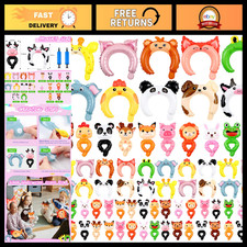 Libima 200 Pcs Inflatable Animal Headbands & Wristbands Balloons Set picture