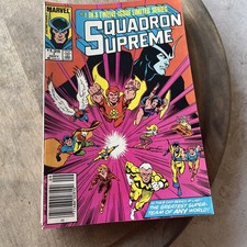 Squadron Supreme 1-12 Complete Series Bob Hall Mark Gruenwald  Marvel 1985 6 picture