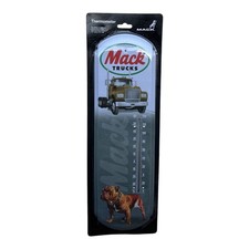 Mack Bulldog Trucks Metal Wall Thermometer - New In Package - Indoor/Outdoor picture