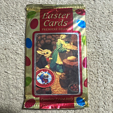 Fleer 1995 Easter Cards Premiere Edition Cottontail's Surprise Pack - 7 Cards LE picture