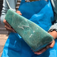 8.53LB Rare Natural Beautiful Amazonite Crystal Mineral Specimen Healing 6500 picture