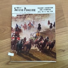 OFFICIAL SOUVENIR PROGRAMME 1954. CALGARY EXHIBITION AND STAMPEDE  RODEO picture